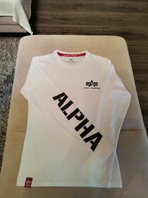Pánske tričko dlhý rukáv ALPHA INDUSTRIES - 1