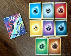 Nový malý album Pokémon + kartičky Energie 8ks - 1