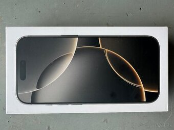 Iphone 16 pro 256 , Natural Titanium , zabaleny novy kus