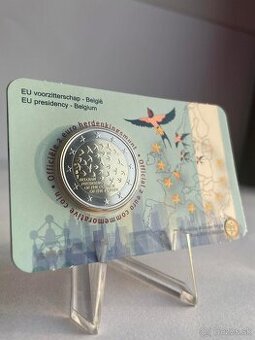 Belgicko 2024 pamätna 2€ minca Coincard BU kvalita