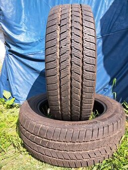 Ponúkam 2 zimné pneumatiky Continental Vanco 215/60 R17C