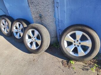 Alu disky subaru r17 na zimnych Pirelli