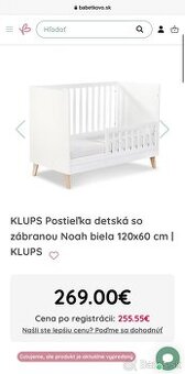 Detská postieľka