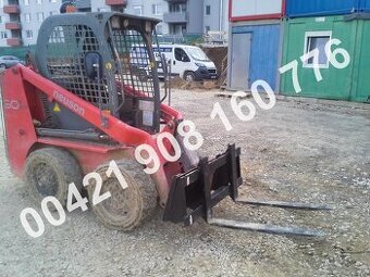 Paletizačné vidly na stroj JCB, Bobcat, Caterpillar, šmykáč