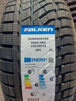 4ks NOVÉ 235/45 R18 98V FALKEN EUROWINTER DOT2023