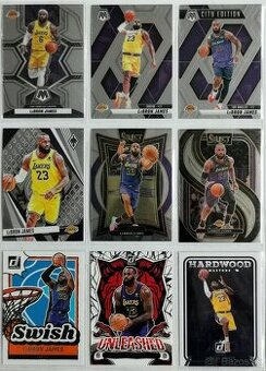 NBA karty - LeBron James (18 kariet)
