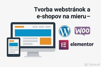 Tvorba webstránok a e-shopov na mieru – WordPress & WooComme