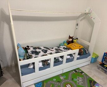 Detská posteľ - domček