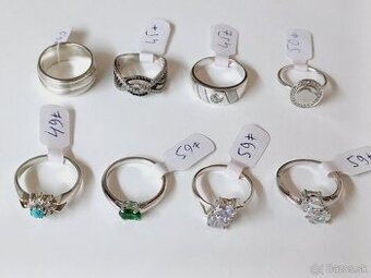 Krasne strieborne prstene