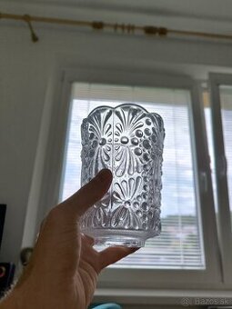 Staré retro sklenené tienidlá