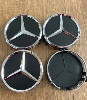Mercedes krytky kolies čierne orig