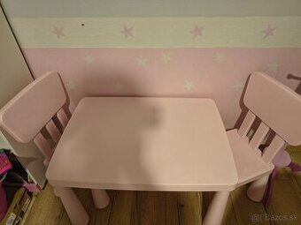 Detsky stol a stolicky