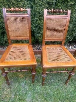 starožitné jedálenské stoličky 4ks