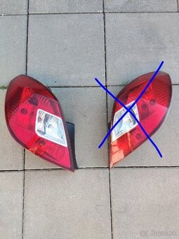 Zadné ľavé svetlo Opel Corsa D