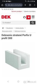 Porfix U-Profil
