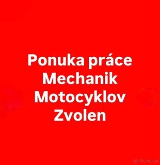 MECHANIK MOTOCYKLOV ZVOLEN