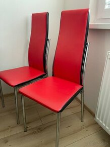 Stoličky červené 4ks