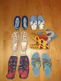 topánky k vode, gumáky, prezuvky, sandále
