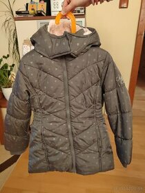 Zimný dievčenský kabáť/bunda  5-6 rokov