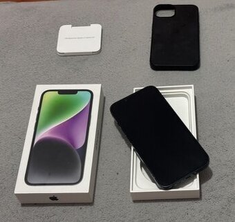 Predám Apple iPhone 14 128GB Black Mále známky používania