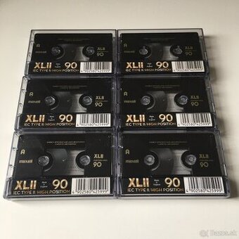 AUDIOKAZETY - MC KAZETY - MAXELL XL II 90 CHROME (U.K.)