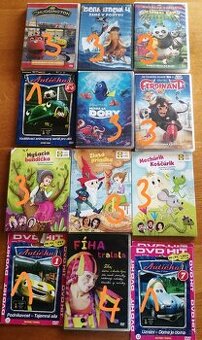 DVD, CD rozprávky, Fiha tralala, Dory...