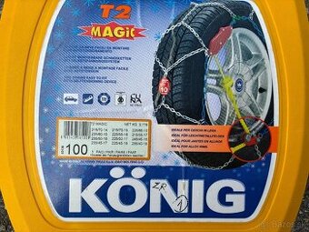 Snehové reťaze König T2 Magic 100 R15 - R18