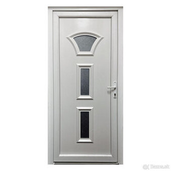 PVC biele vchodové dvere