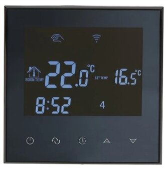 Aluzan Class E-16 cierny wifi termostat Tuya