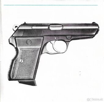 Na predaj pištol ČZ Model 70 kaliber 7,65