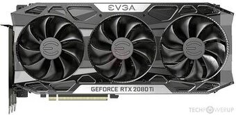 EVGA GeForce RTX 2080 Ti — triple-fan / trojventilátorová ve