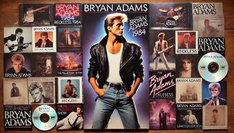 🎸 Predám vzácnu zbierku Bryan Adams – CD, kazety, VHS, DVD,