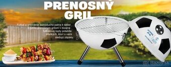 Predám prenosný gril BBQ Hellmanns - 1