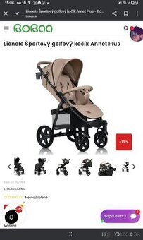 Športový Golfový kočík Lionelo