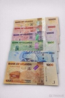 Bankovky Uganda/kompletný set , UNC stav
