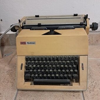 Písací stroj Optima