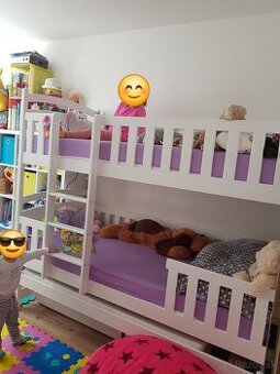 Poschodová posteľ- 3 lôžka