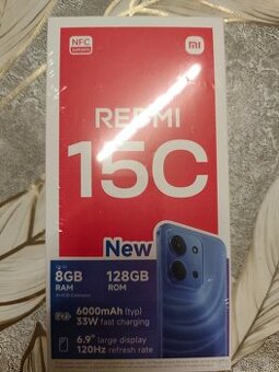 Predám nový nerozbaleny telefón Xiaomi 15C