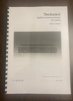 Technics SH-GE90 Manual