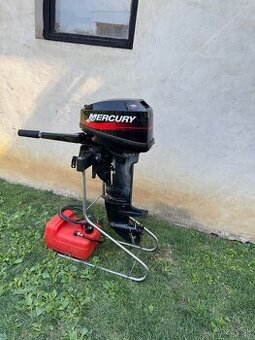 LODNÝ MOTOR MERCURY 10/15 HP 2T - KRÁSNY CHOD + NÁDRŽ