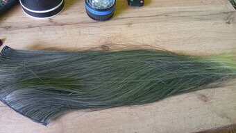 Clip in pás OMBRE,popolava blond-ombre 50 cm