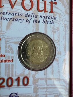 Taliansko 2010 2 euro BU coincard