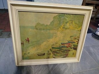 Stary obraz malba rezervovane