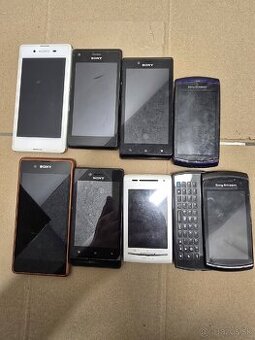 Mix telefónov Sony Ericsson