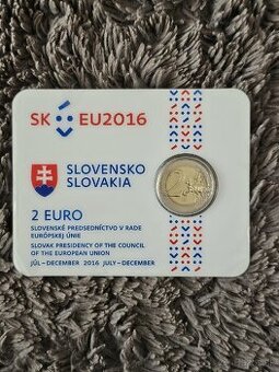2€ Coincard 2016 Čičmanský vzor.