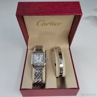 Cartier set hodinky náramok