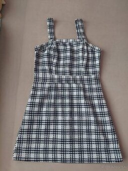 Kockované šaty Orsay