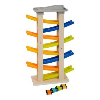 Vzdelavacie eko hračky - XL dráha s parkovaním