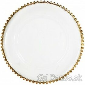 Plastové  transparentné klubové taniere