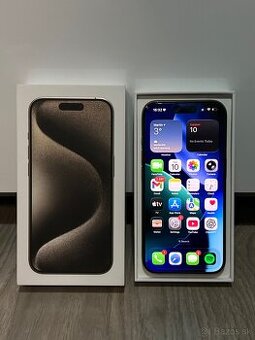 iPhone 15 Pro 128GB / Zdravie Baterie 100%